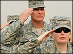 Military members, male and female